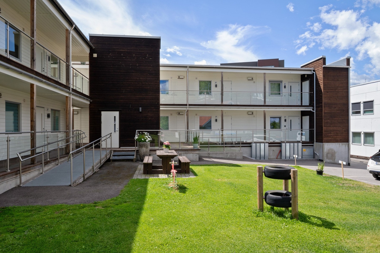 Pent opparbeidede fellesarealer Galleribilde