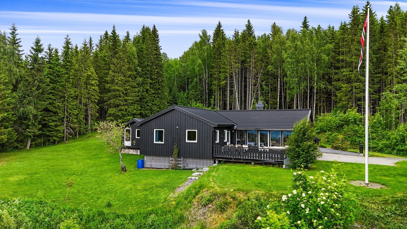 Eiendommen ligger kun et steinkast unna flotte turområder både sommer som vinter! Galleribilde