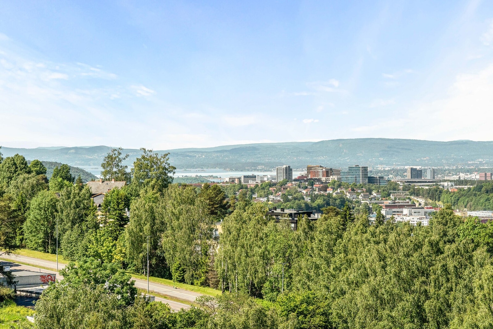 Denne utsikten skal man ikke skimse av. Galleribilde