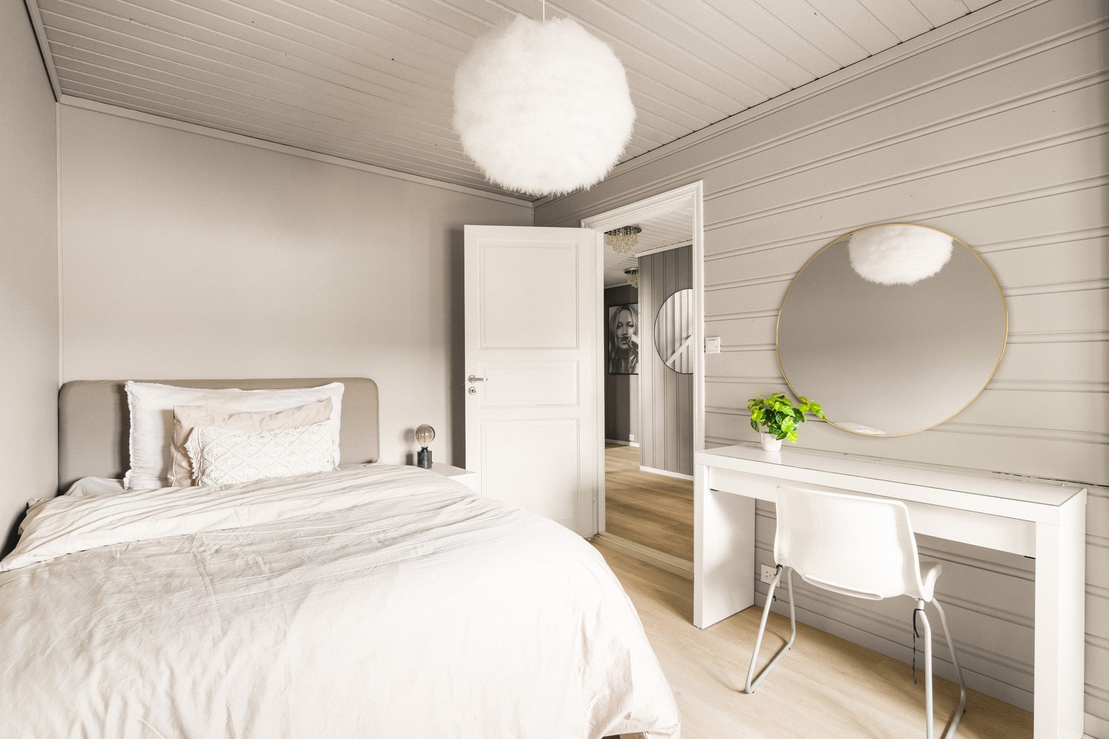 I denne etasjen finner en boligens to siste soverom. Galleribilde