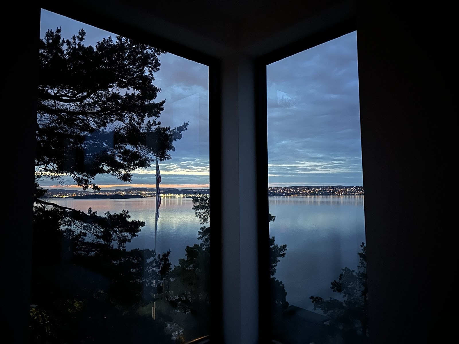 Kveldsutsikt mot Oslo Galleribilde