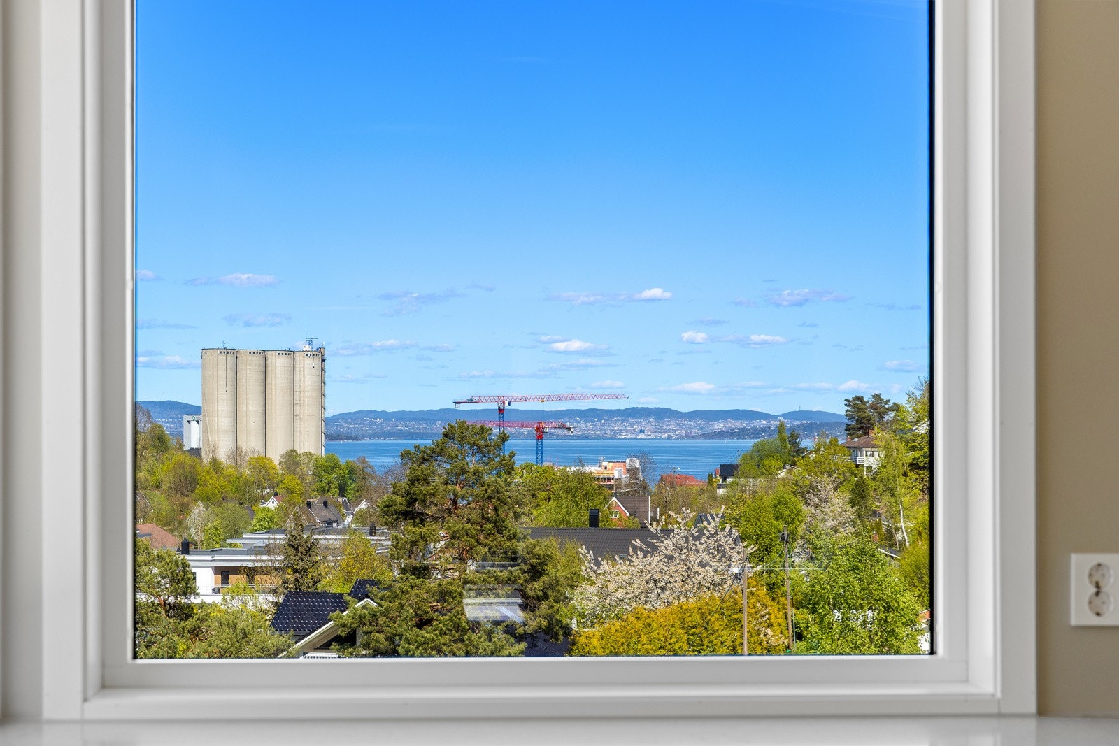 Flott utsikt fra boligen Galleribilde