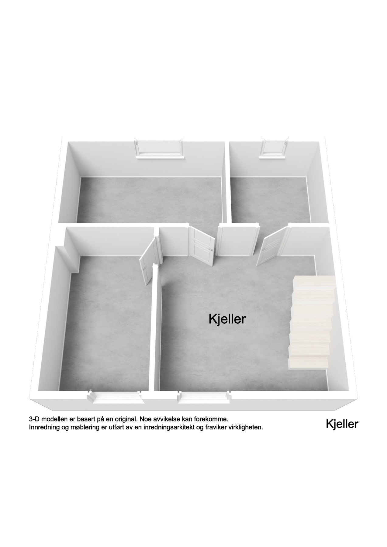 Plantegning, kjeller Galleribilde