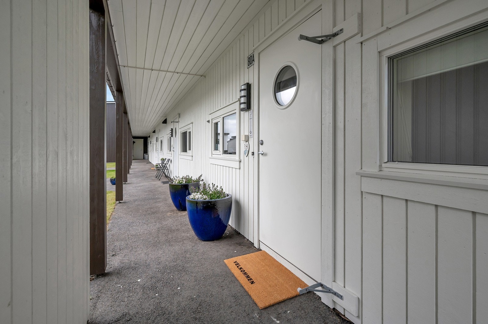 Overbygd inngangsparti Galleribilde