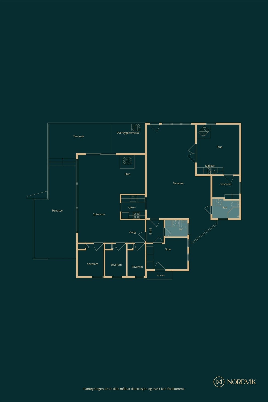 Plantegning Galleribilde