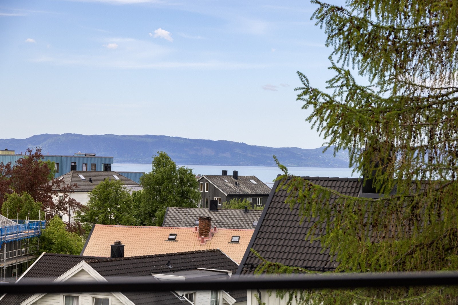 Utsikt fra takterrassen Galleribilde