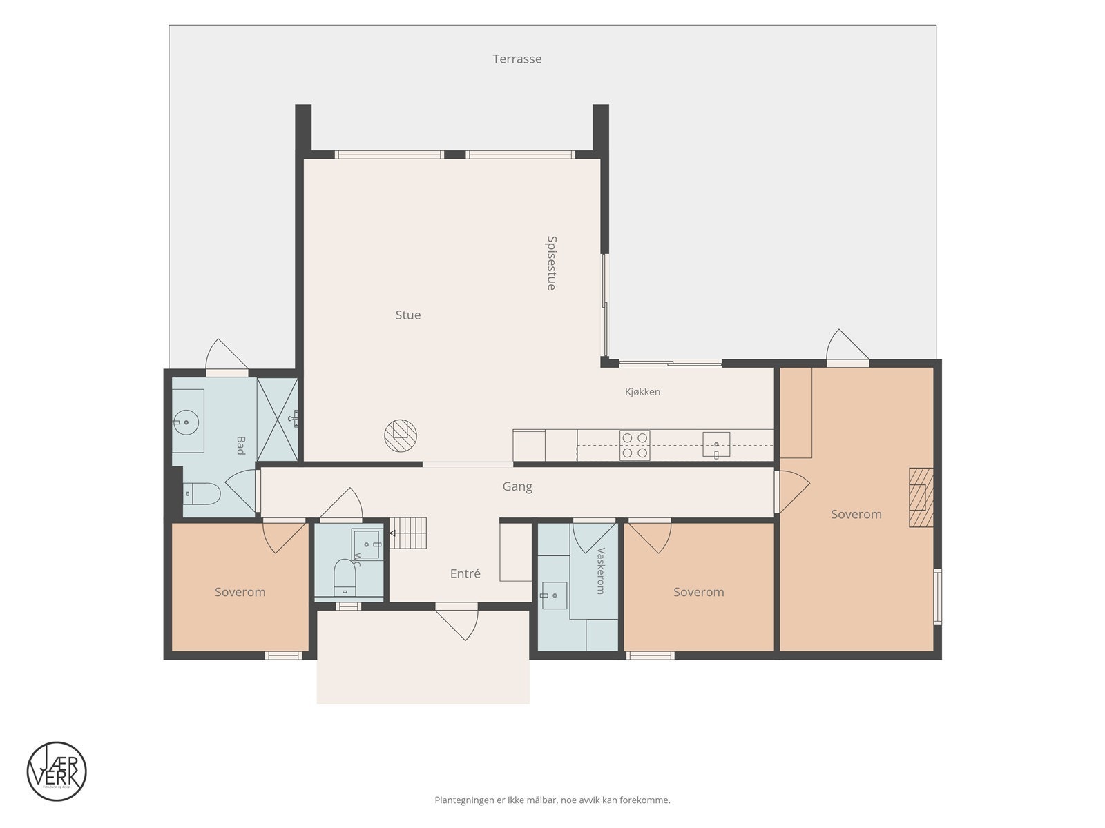 Plan 1 etasje Galleribilde