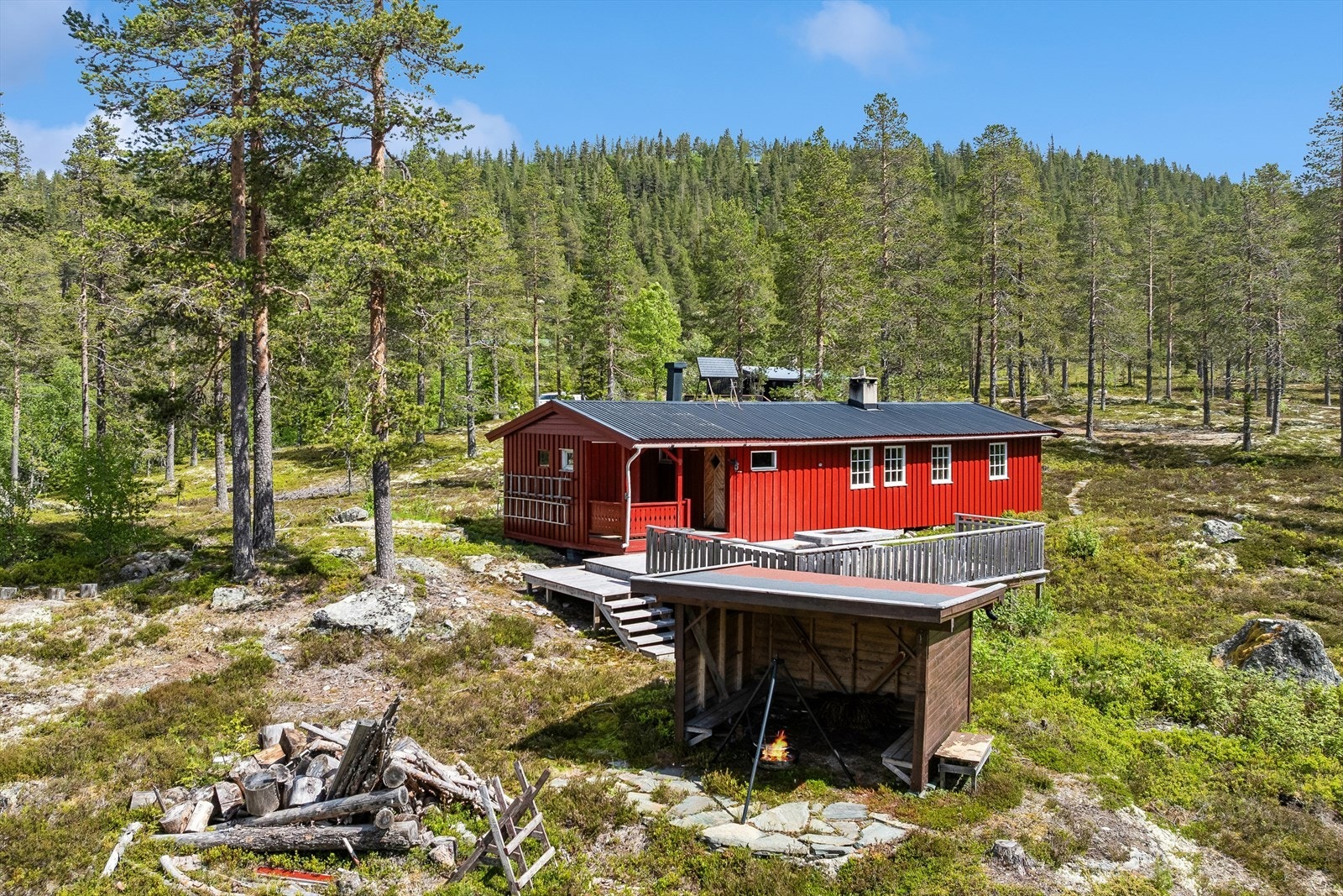 Fasade, ute og area Galleribilde