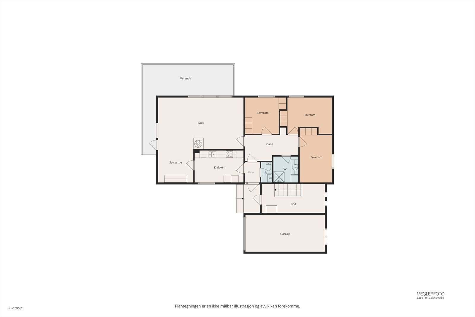 Plantegning hovedplan Galleribilde