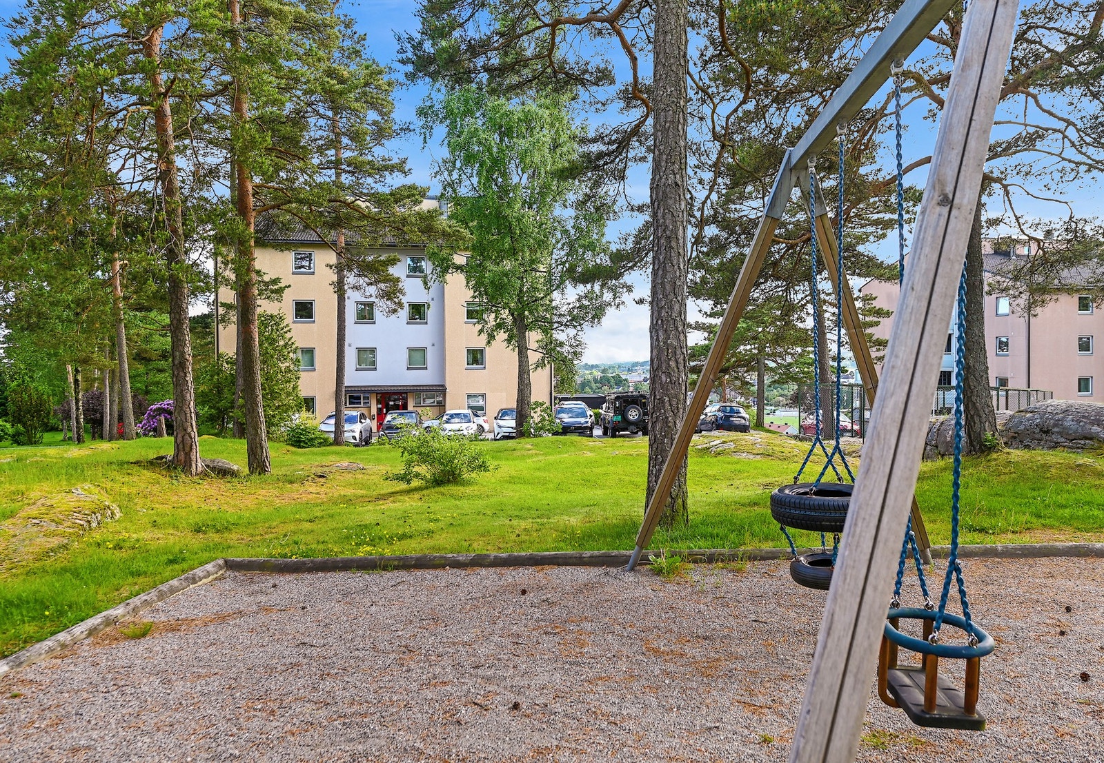 Det er også et lekeområde rett på utsiden. Galleribilde