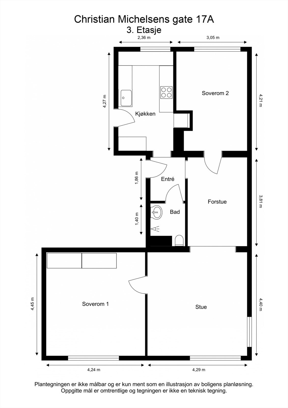 Plantegning. Det medfølger også en kjellerbod og en loftsbod med gode lagringsmuligheter. Galleribilde