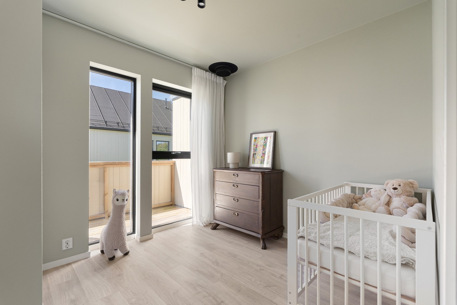 Soverom to på 8 m². Galleribilde