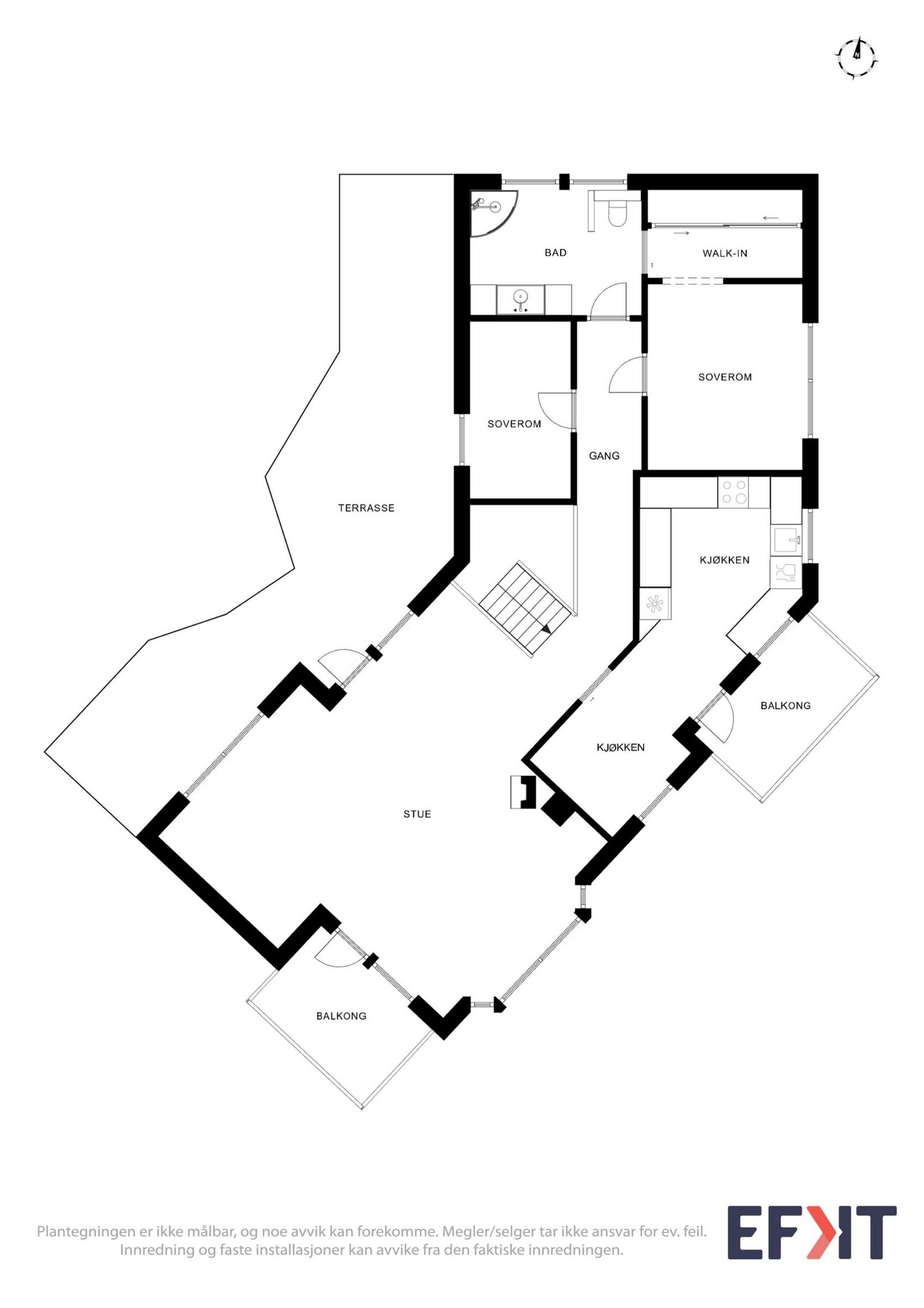 Plantegning Galleribilde