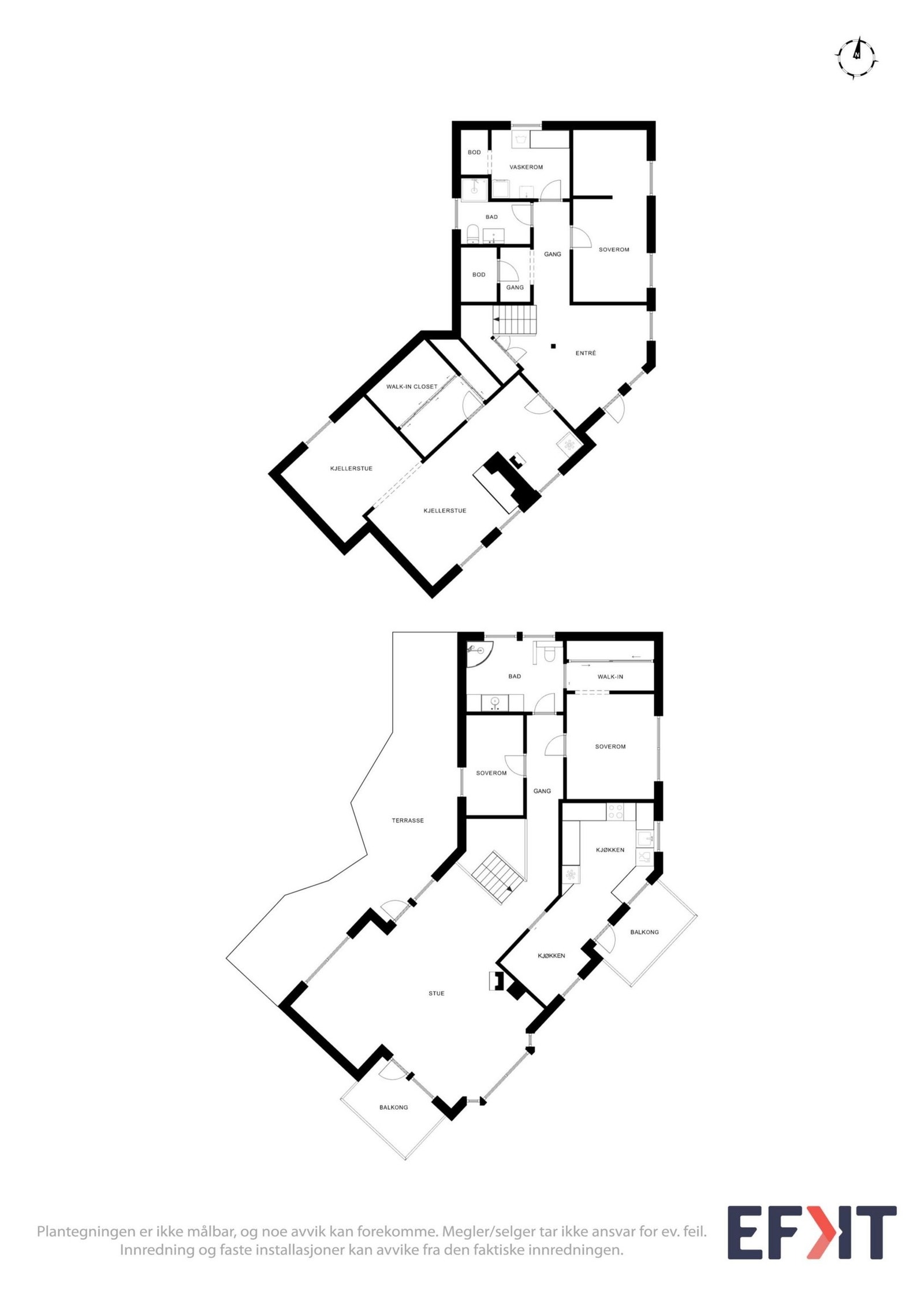 Plantegning Galleribilde