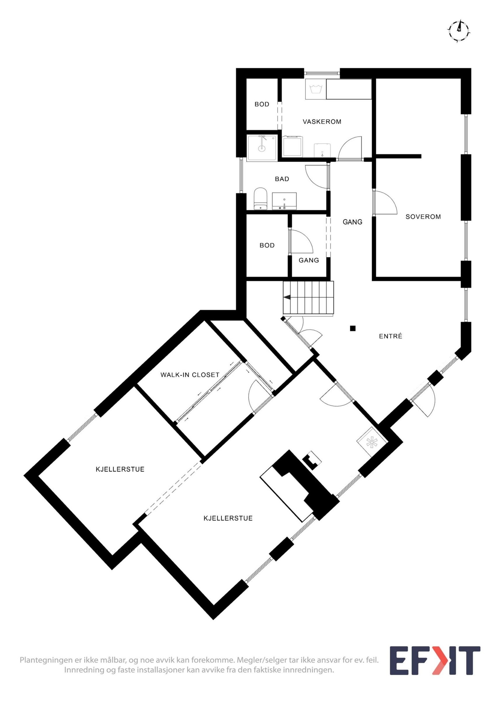 Plantegning Galleribilde