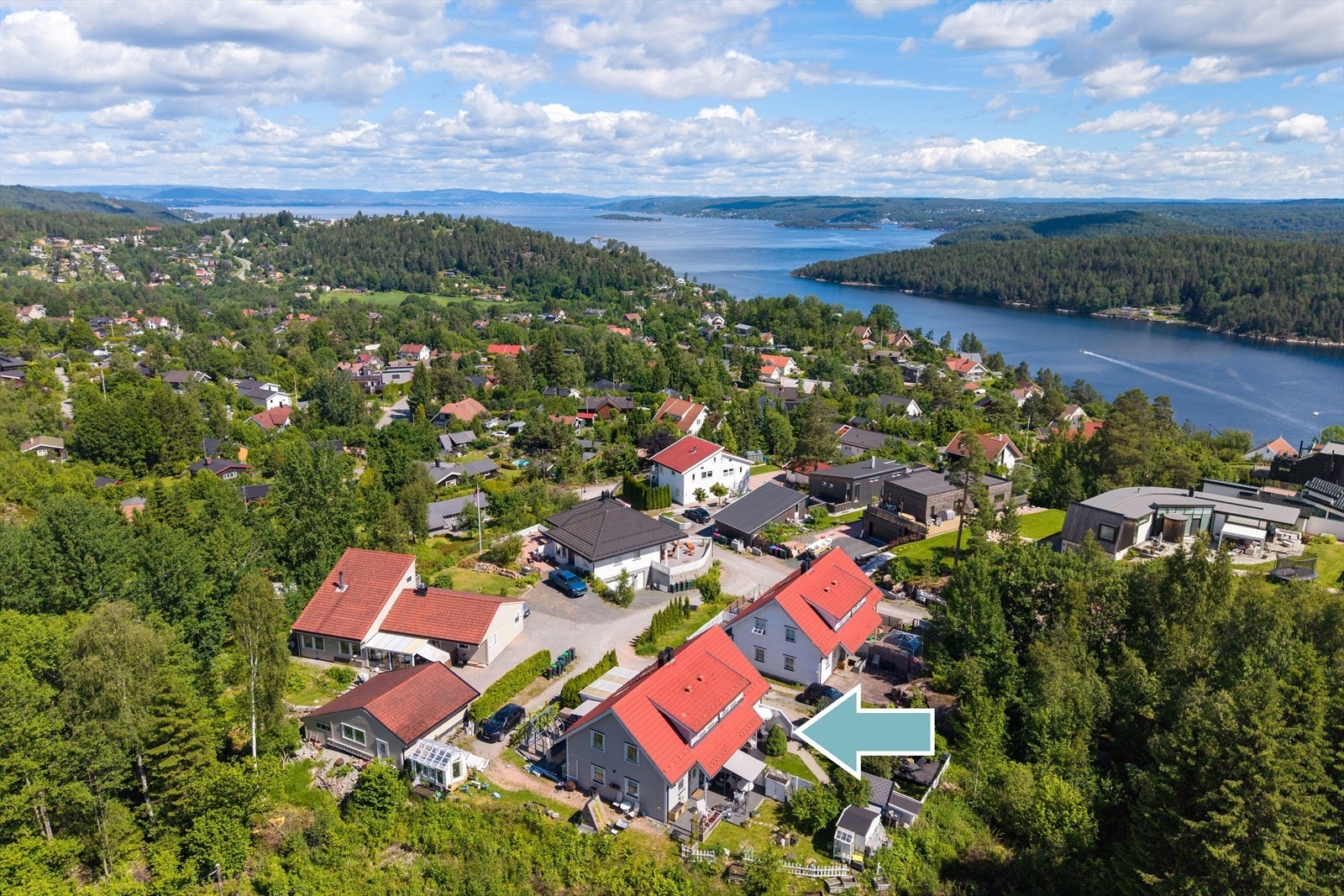 Meget barnevennlig beliggende i blindvei med gangavstand til Oslofjorden Galleribilde
