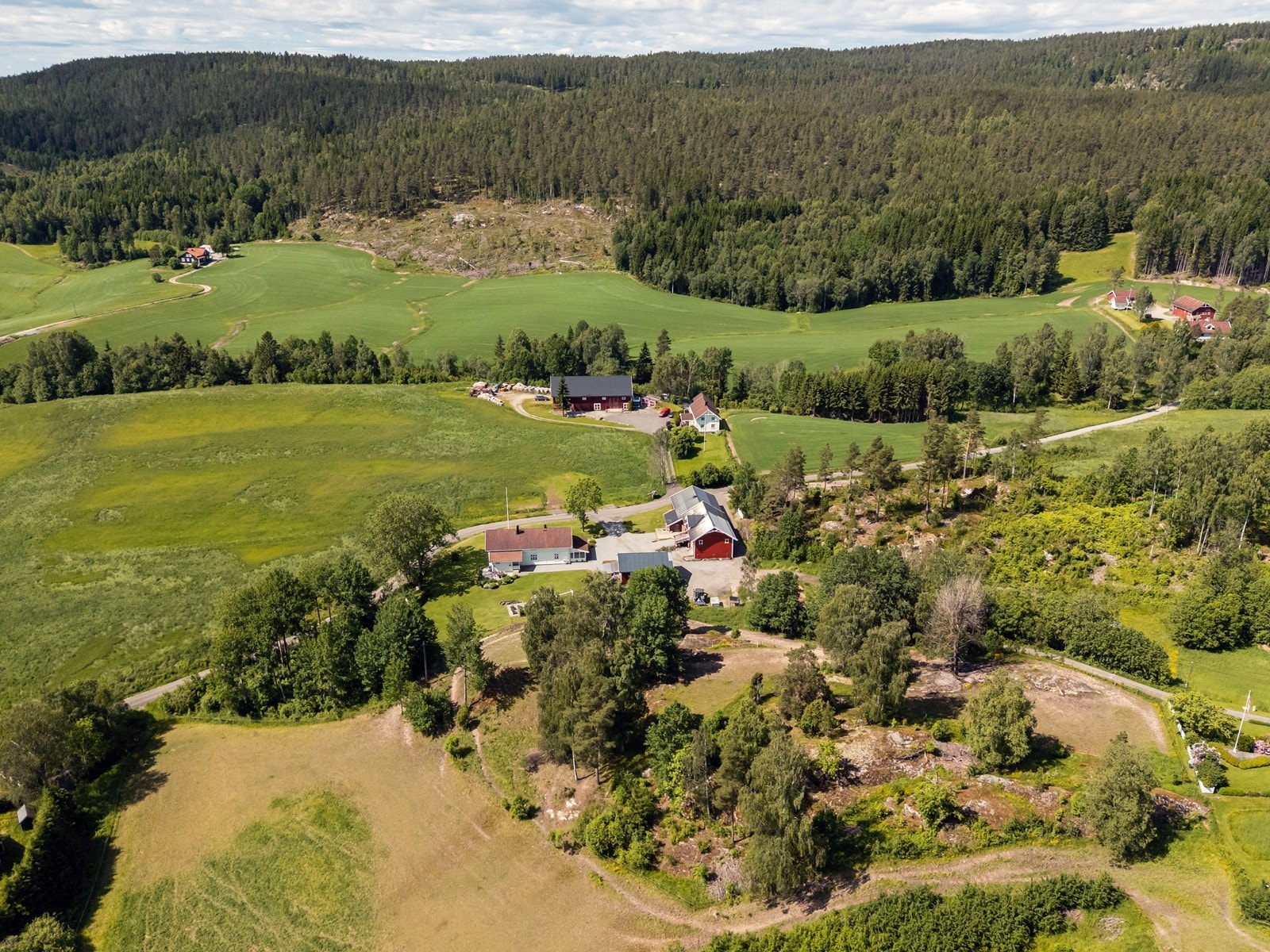 Skogen forvaltes i samarbeid med skogbruksleder, og eiendommen har i dag hestebeite, grasproduksjon og innmarksbeiter på det fulldyrkede arealet. Galleribilde