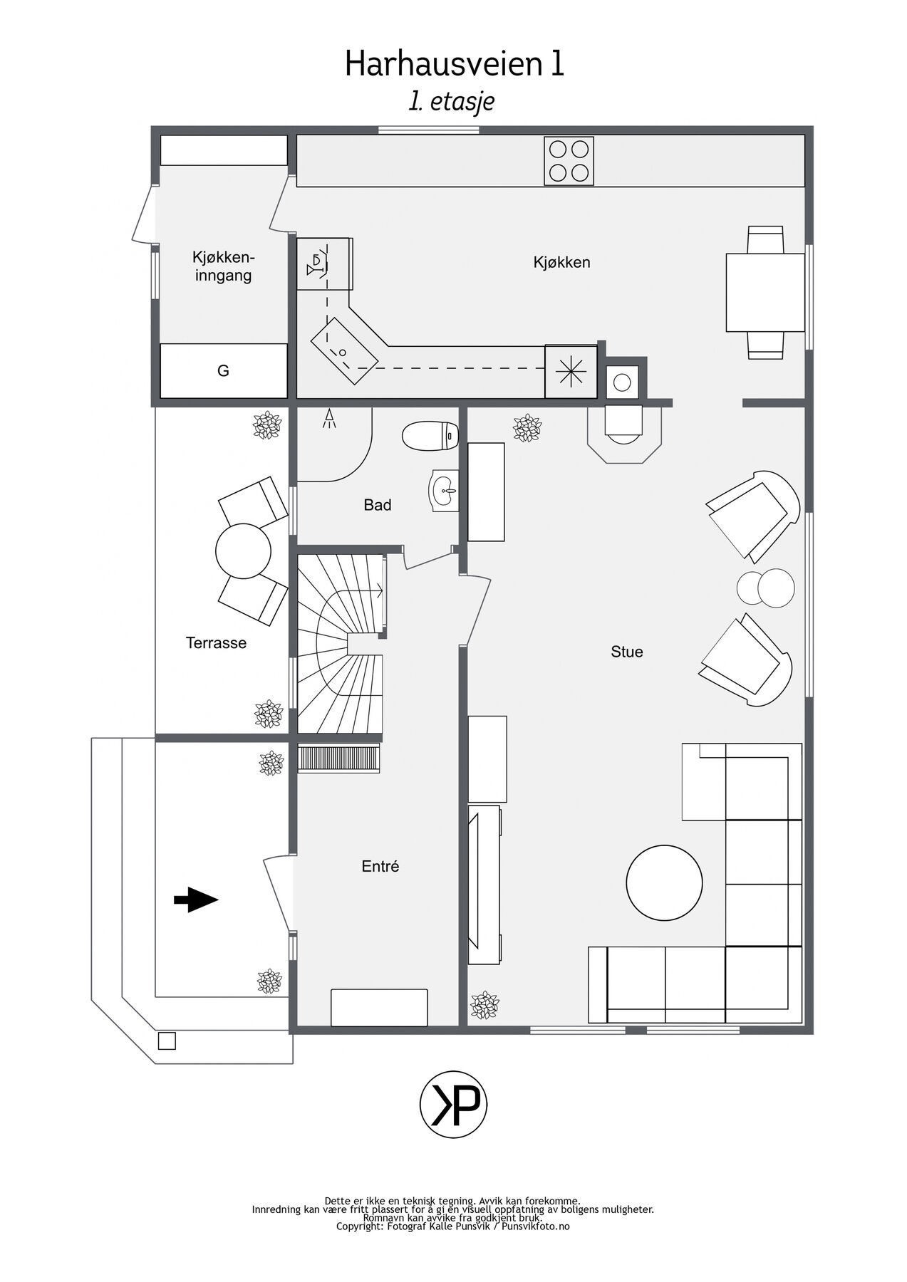 Plantegning Galleribilde