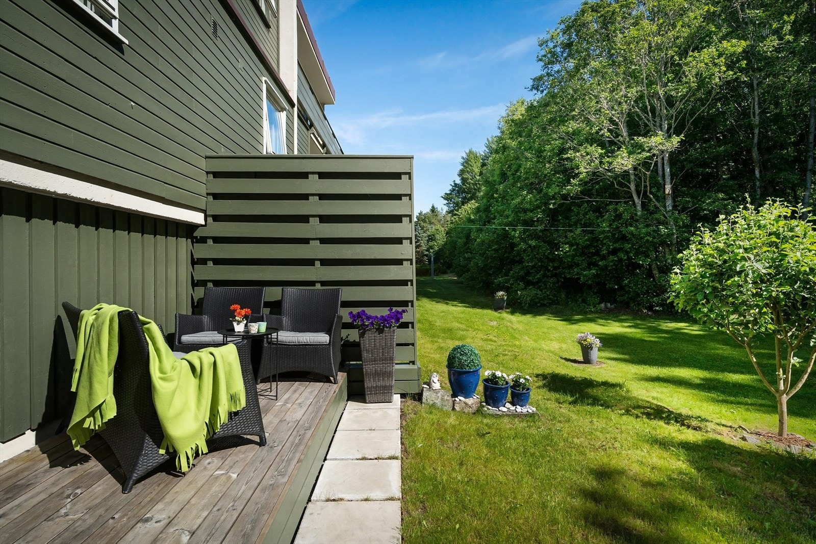 Stille med skogen som nærmeste nabo. Galleribilde