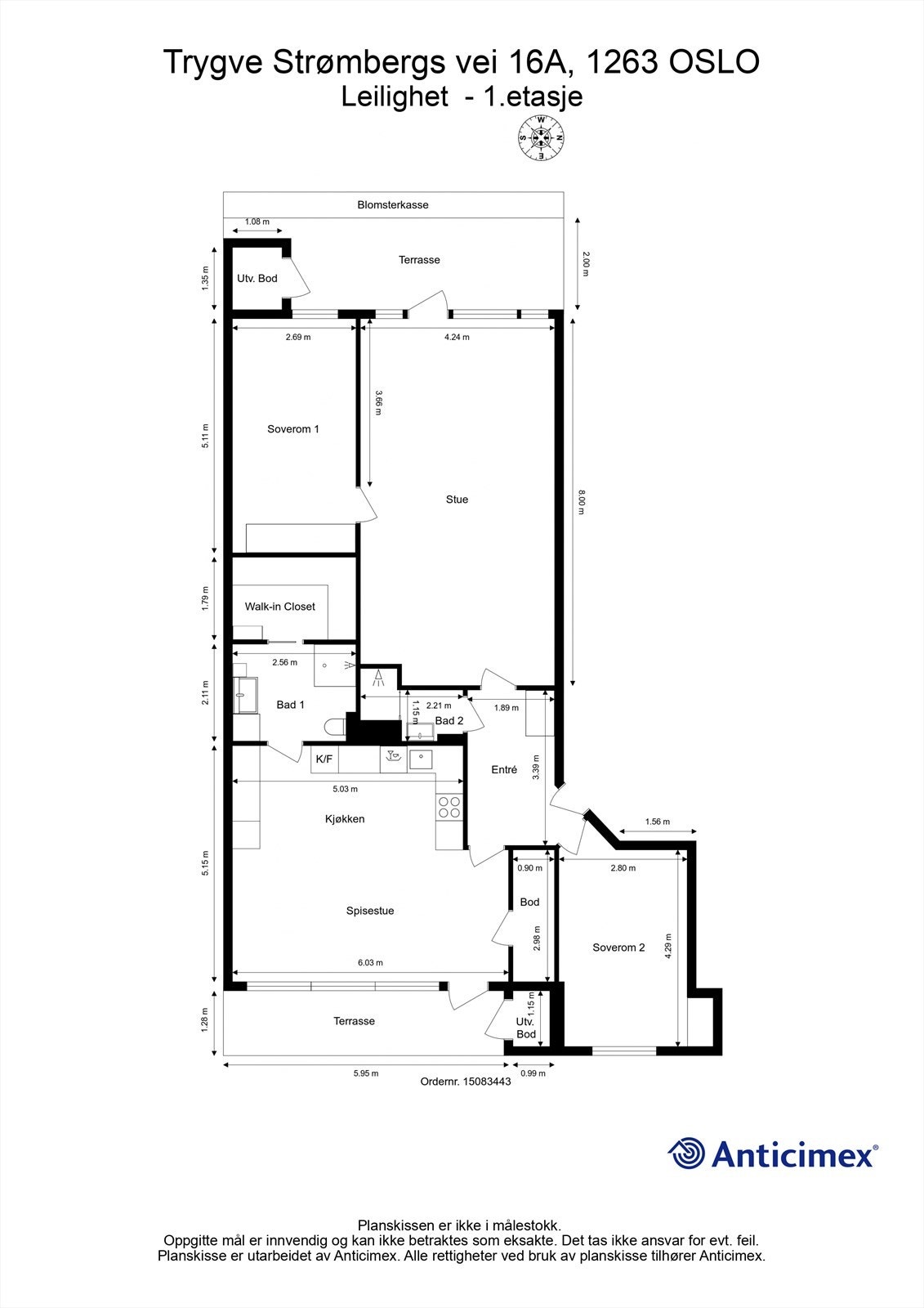 Plantegning Galleribilde