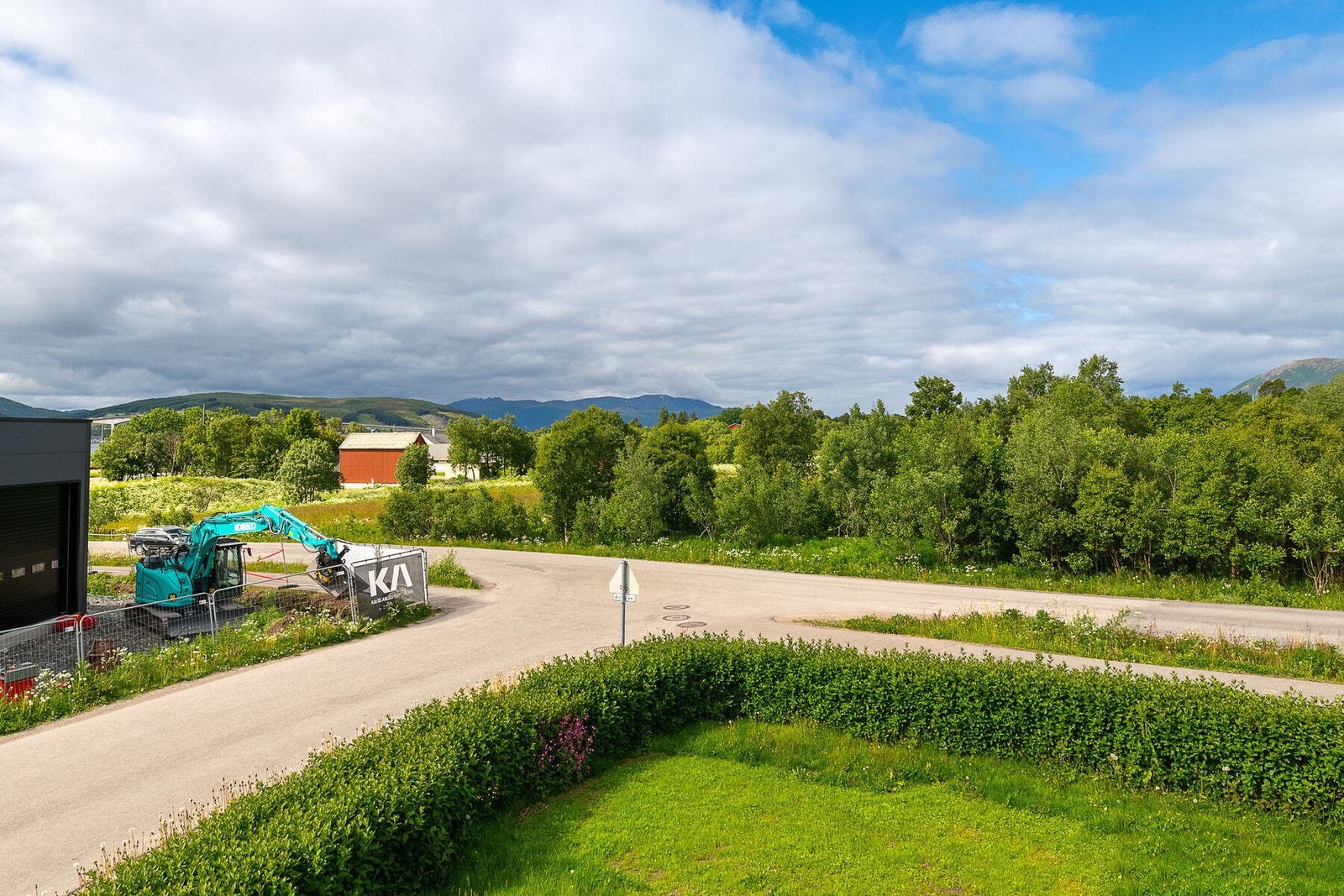Utsikt mot nord. Galleribilde