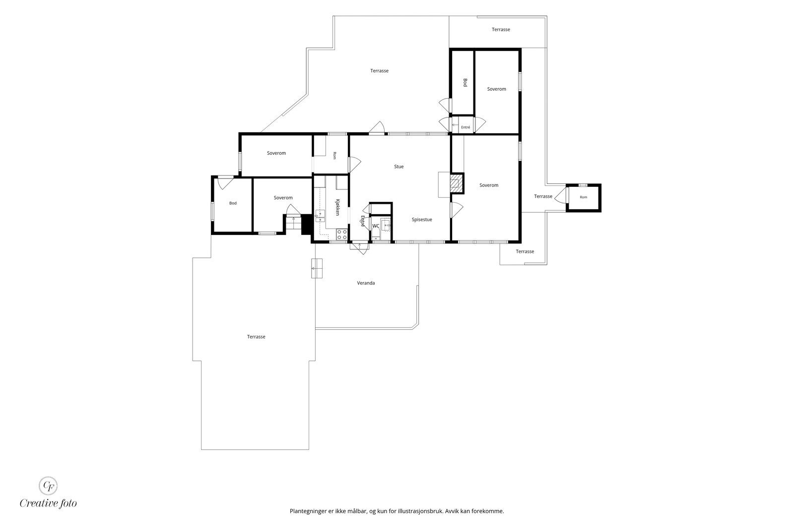 Plantegning Galleribilde