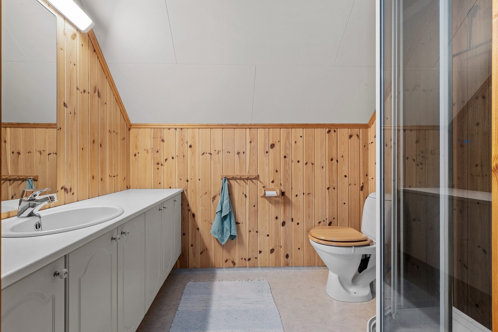 Badet er på 4,1m² Galleribilde