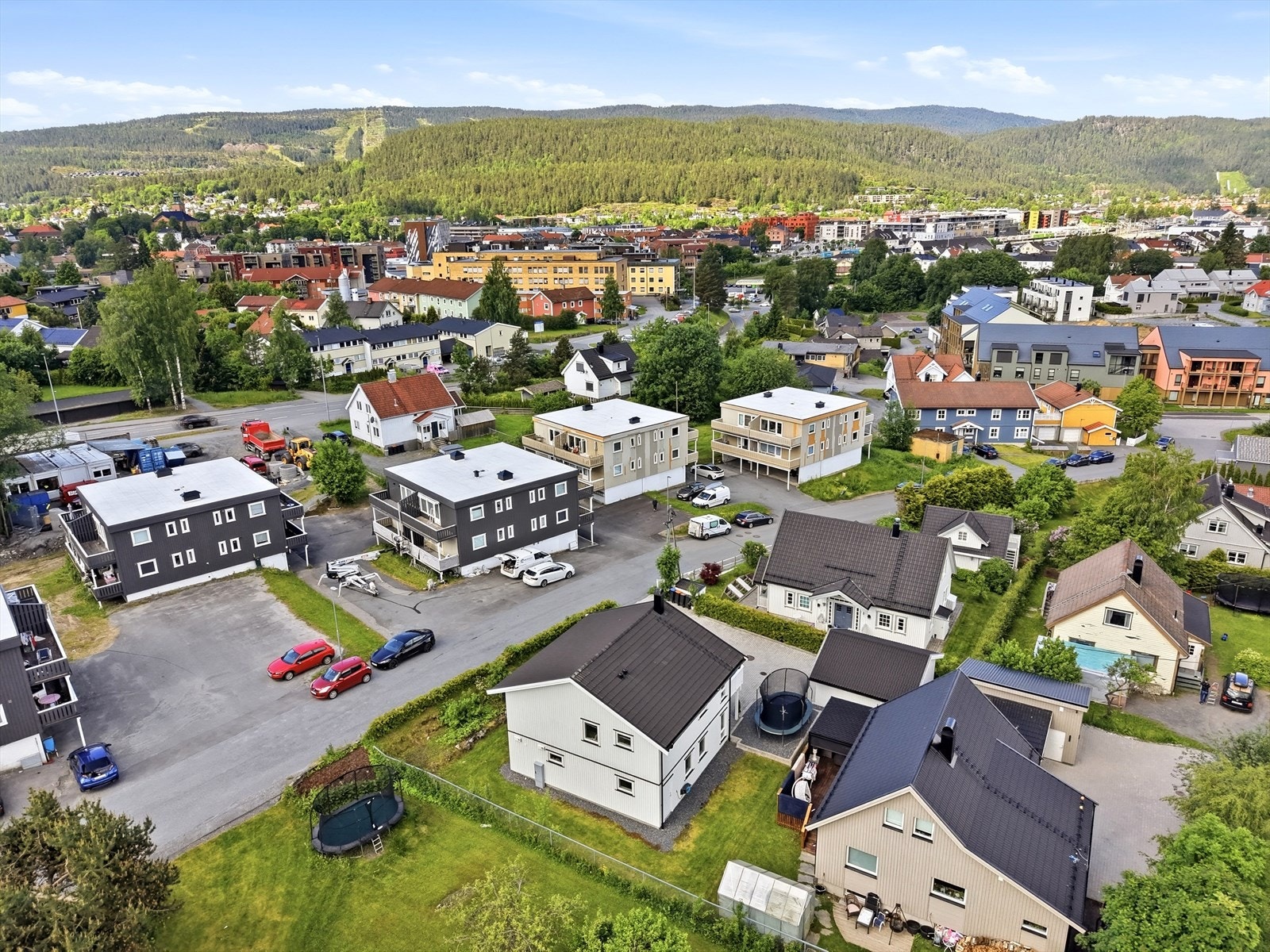 Gangavstand til Kongsberg Sentrum. Galleribilde