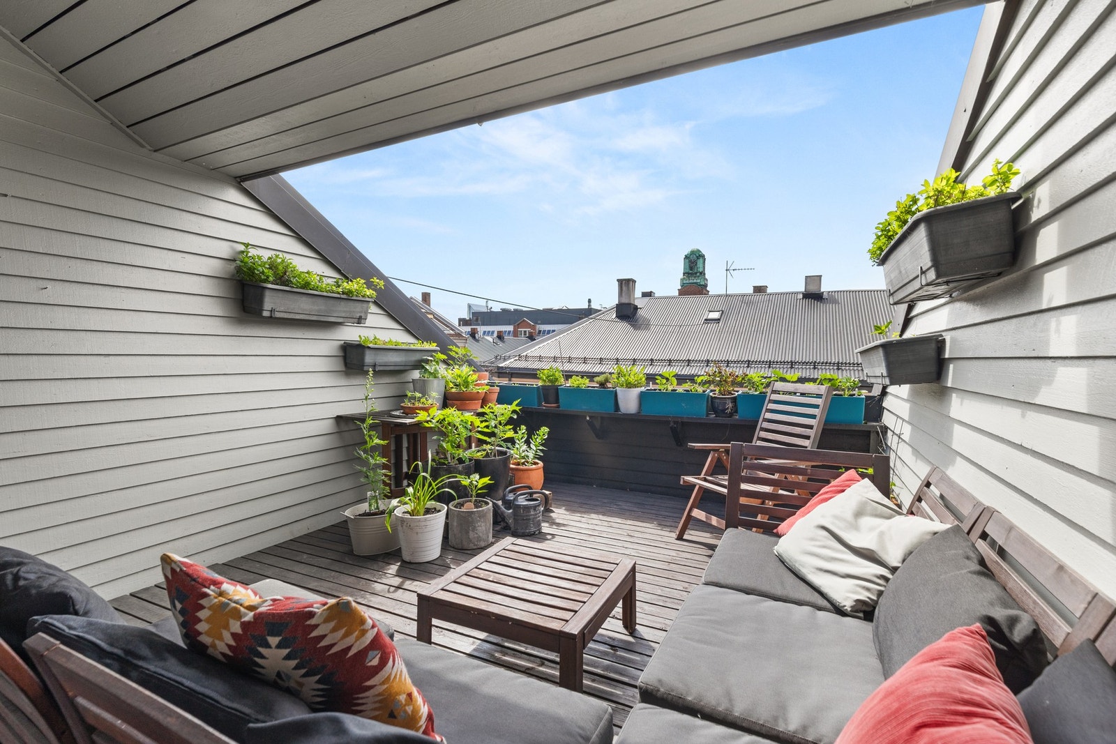Felles takterrasse Galleribilde