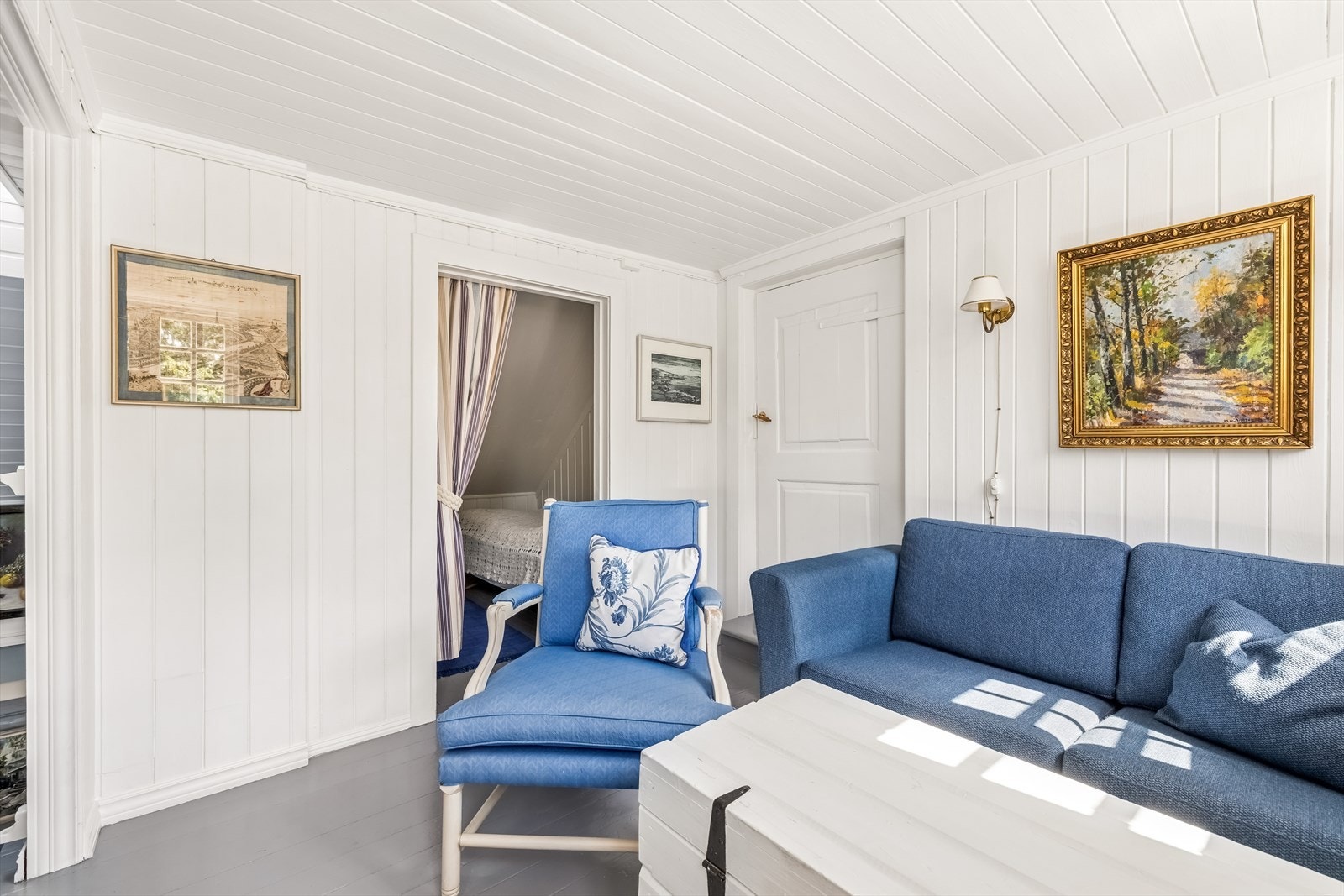 Her får du plass til en liten sofakrok. Galleribilde