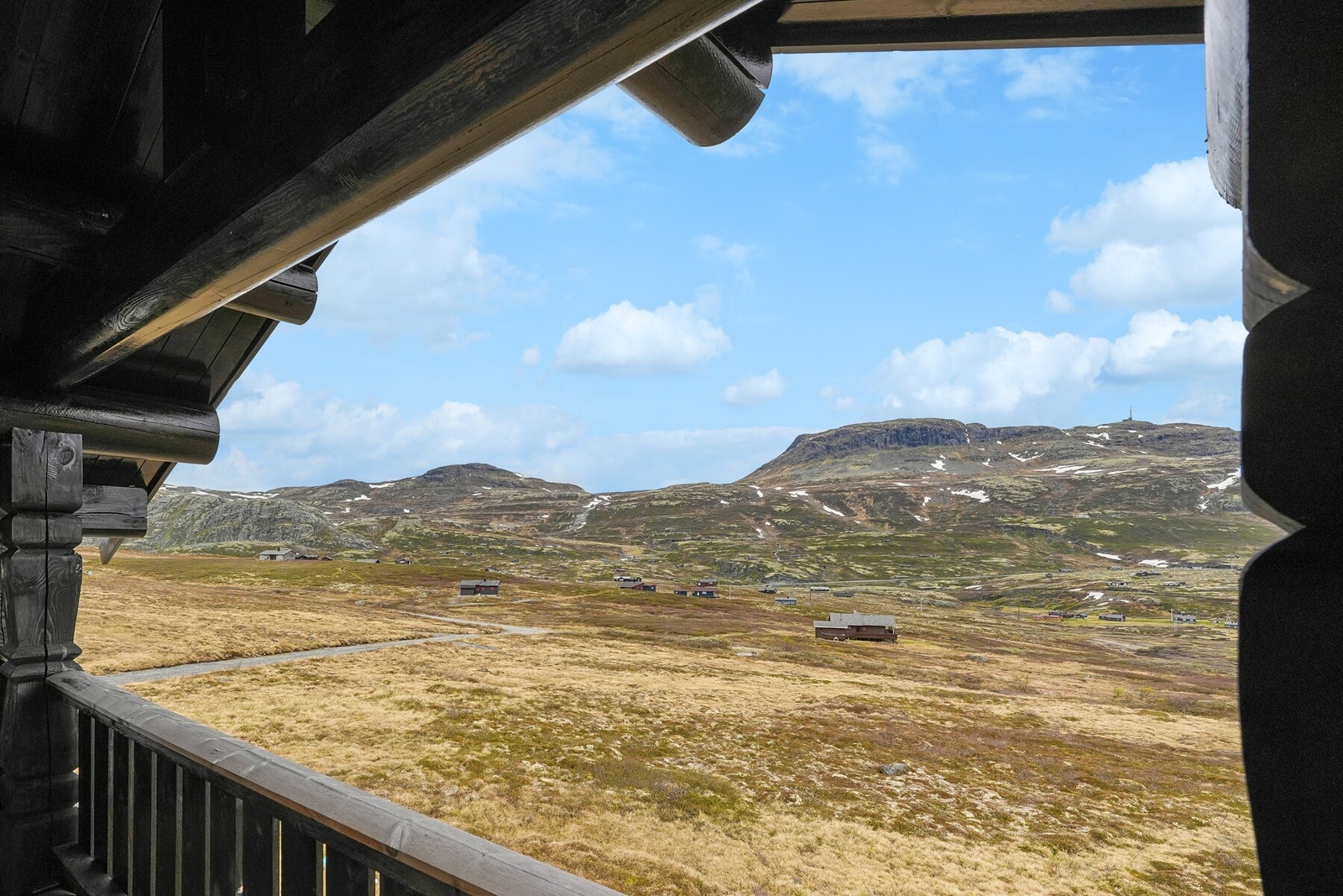 Denne utsikten kan ses fra balkongen oppe. Galleribilde