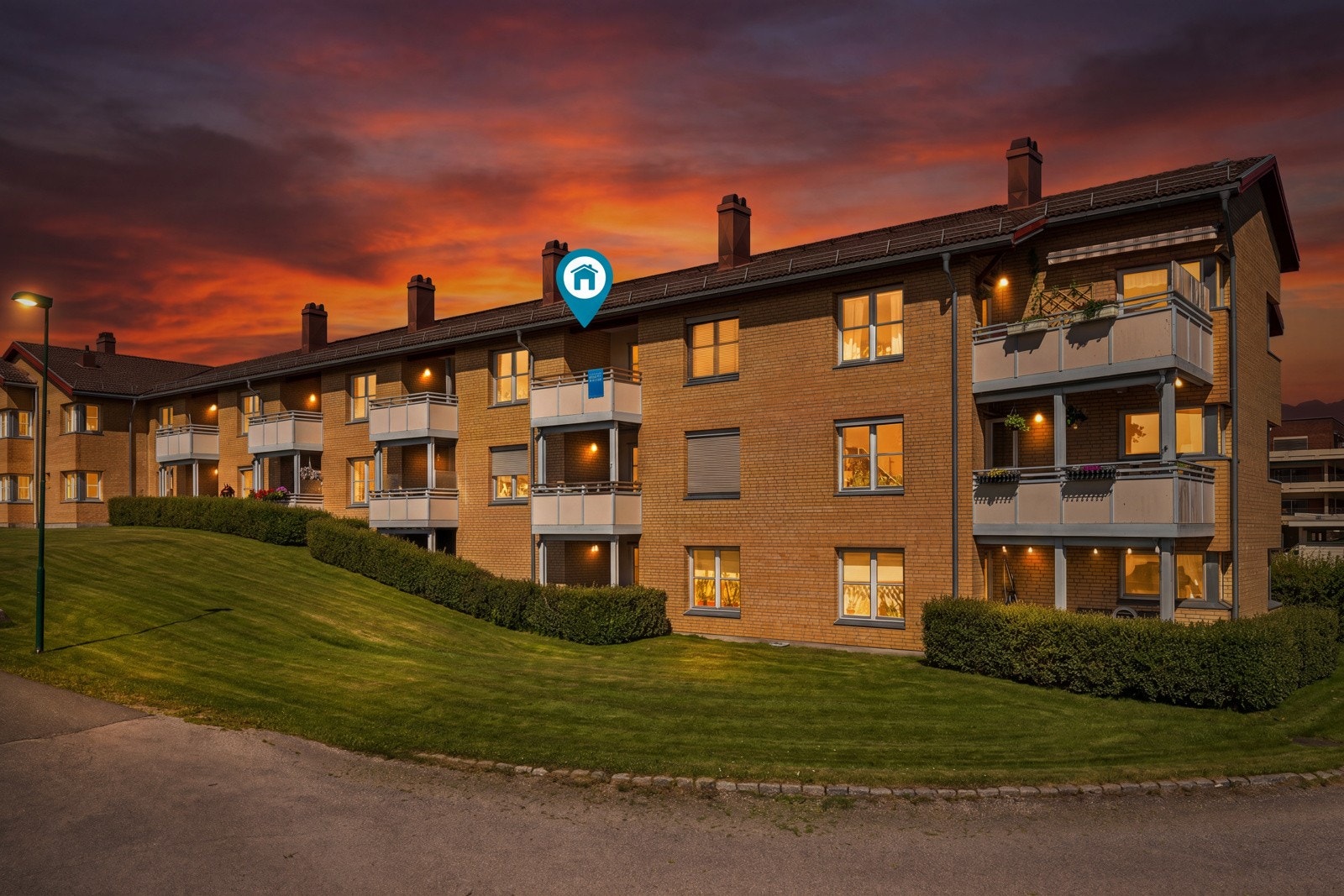 Kveldsstemning Galleribilde