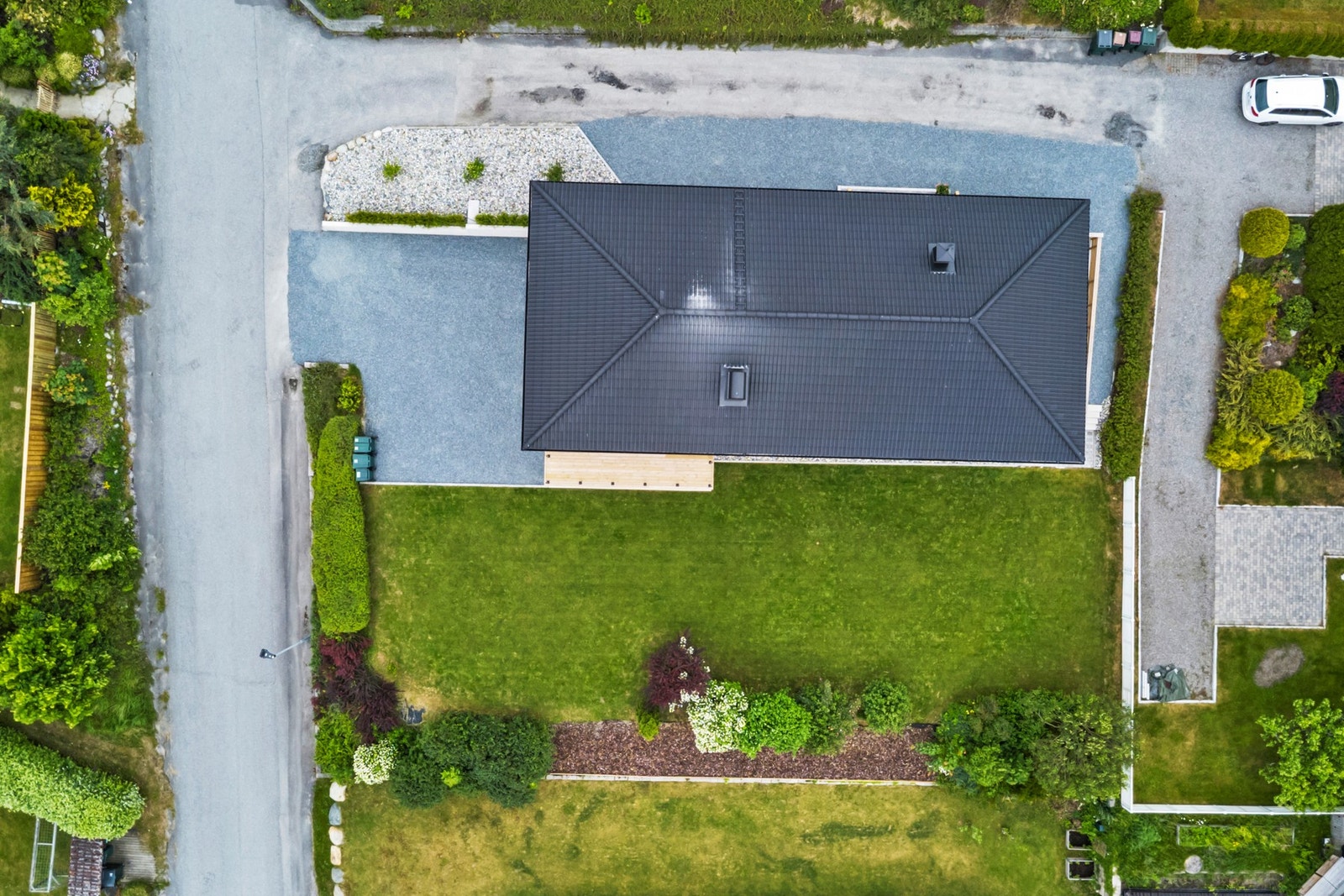 Oversiktsbilde over tomten Galleribilde