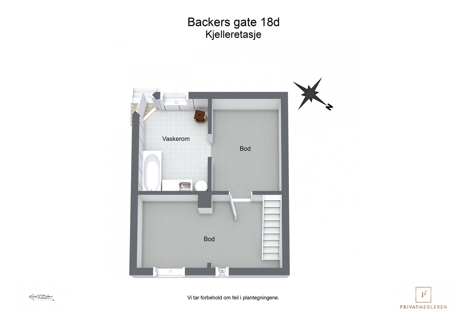 Plantegning kjeller Galleribilde