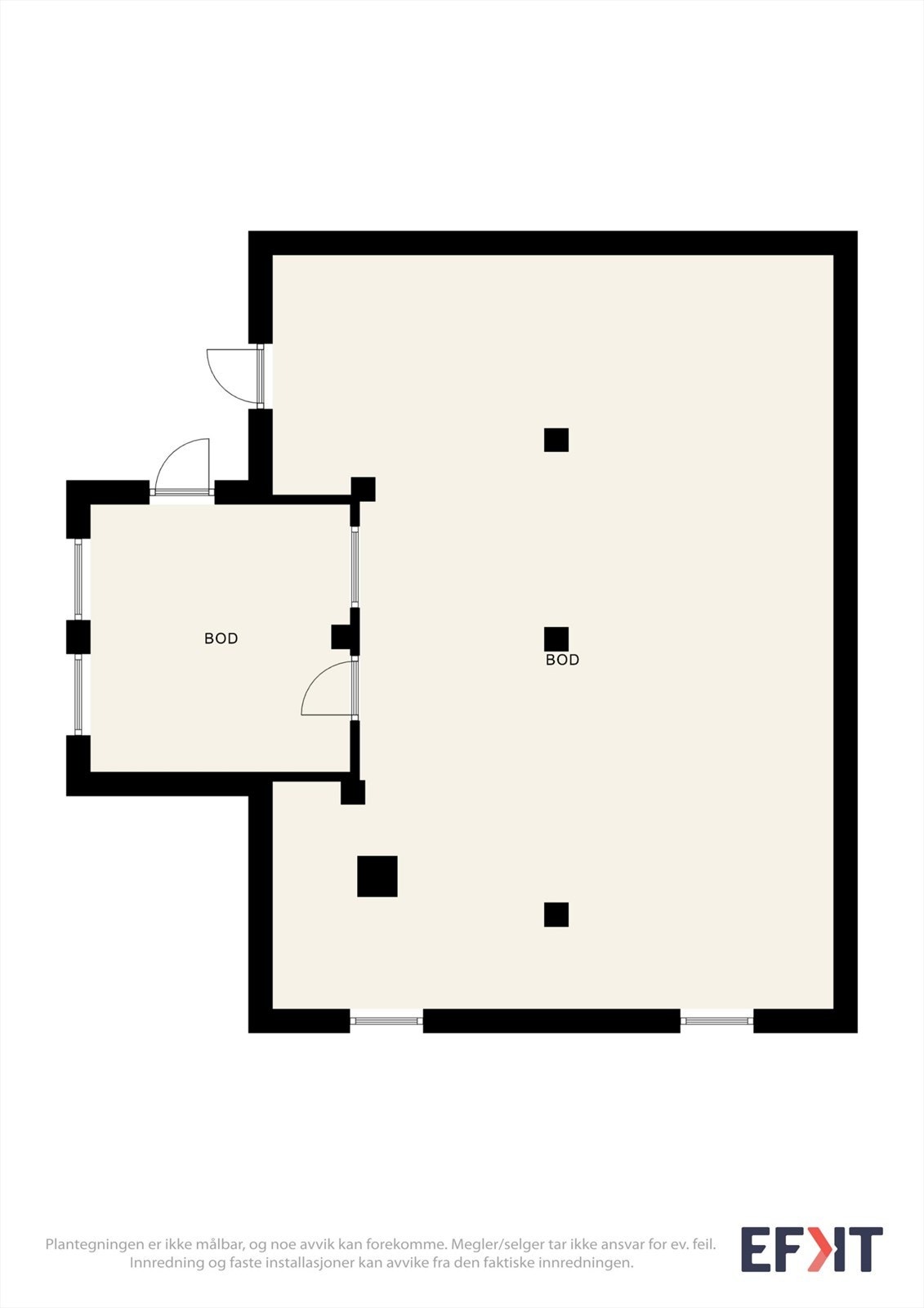 Underetasje/krypkjeller Galleribilde