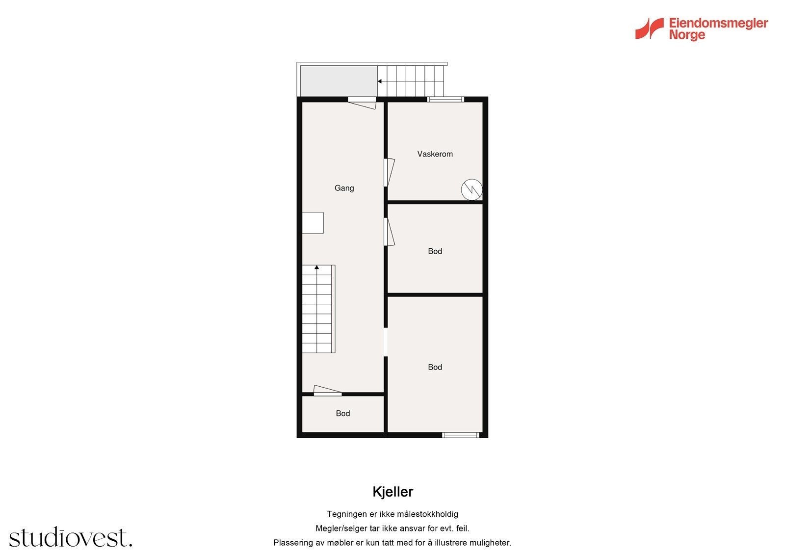 Plantegning kjeller Galleribilde