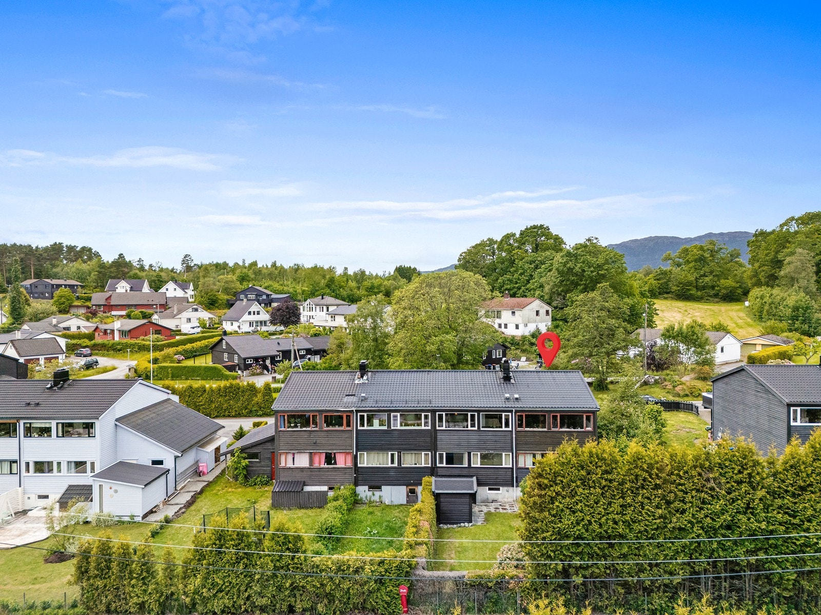 Eiendommen ligger i et attraktivt og barnevennlig boligområde på Haga på Stord. Galleribilde
