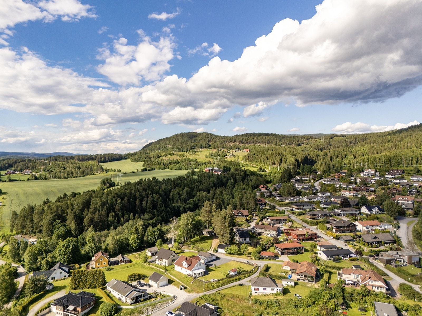 Området byr på nærhet til natur og turstier. Galleribilde
