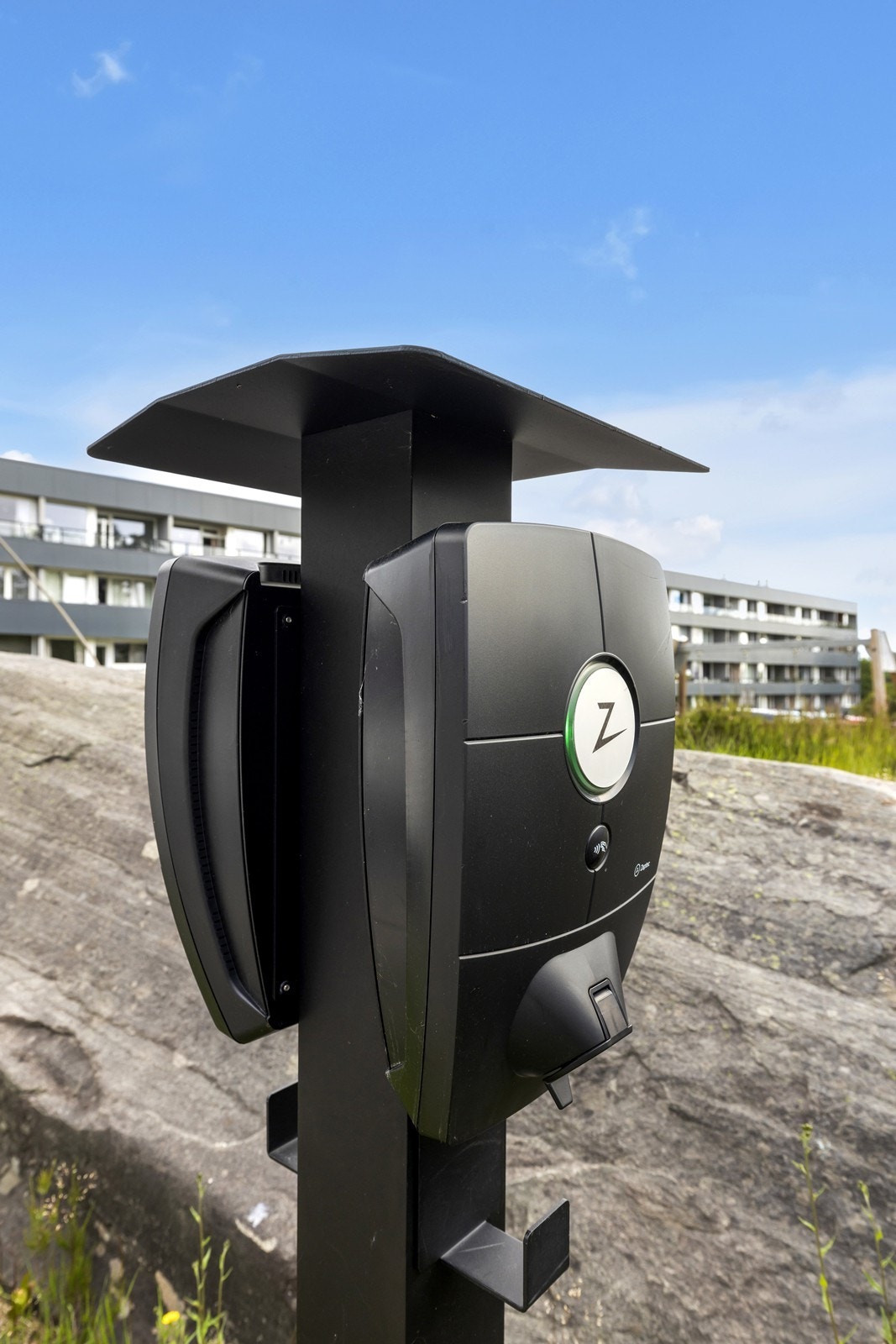 El ladere plassert på sameiets tomt. Galleribilde