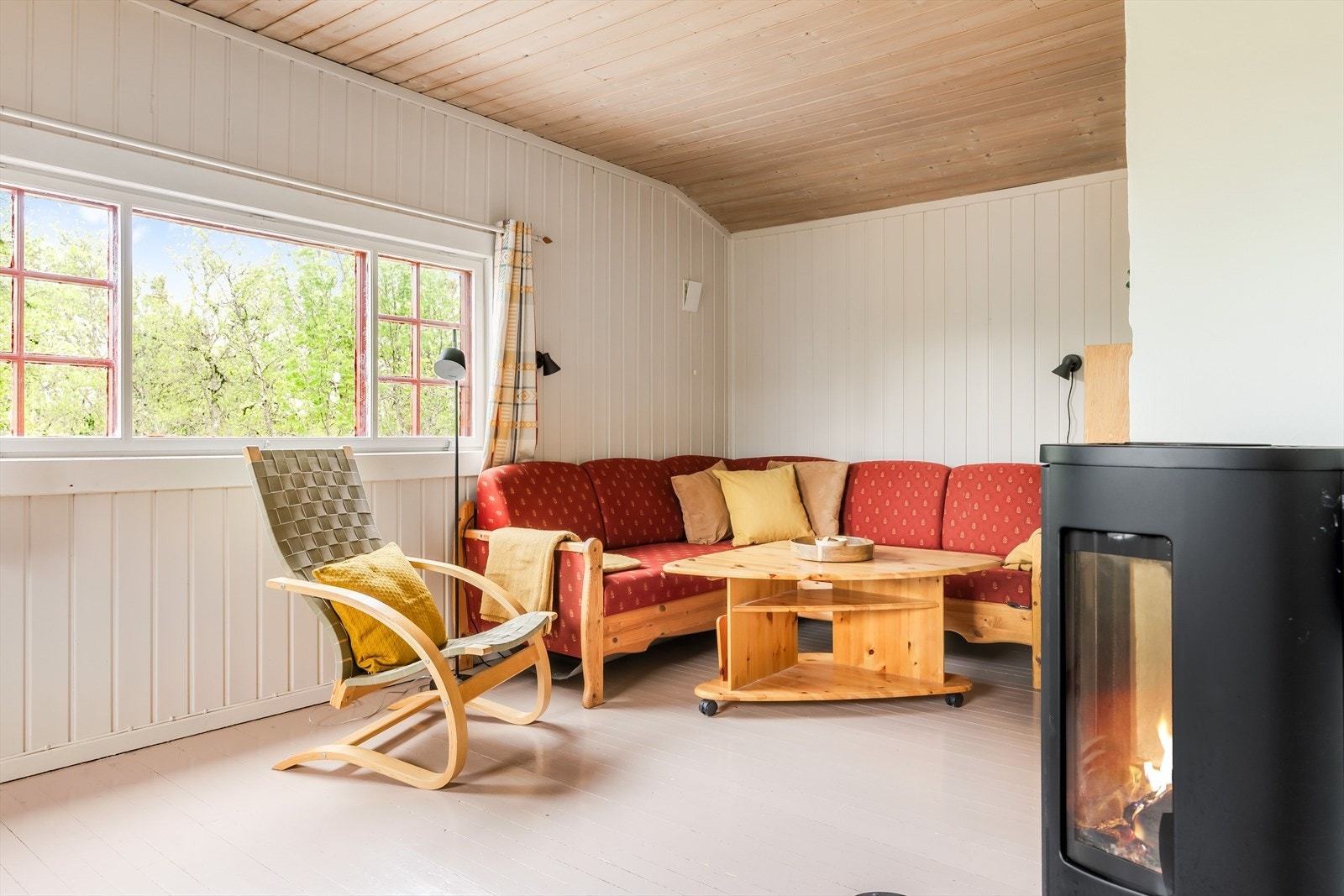Et hyggelig sted å trekke seg tilbake etter en lang dag ute i marka eller på fjellet. Galleribilde