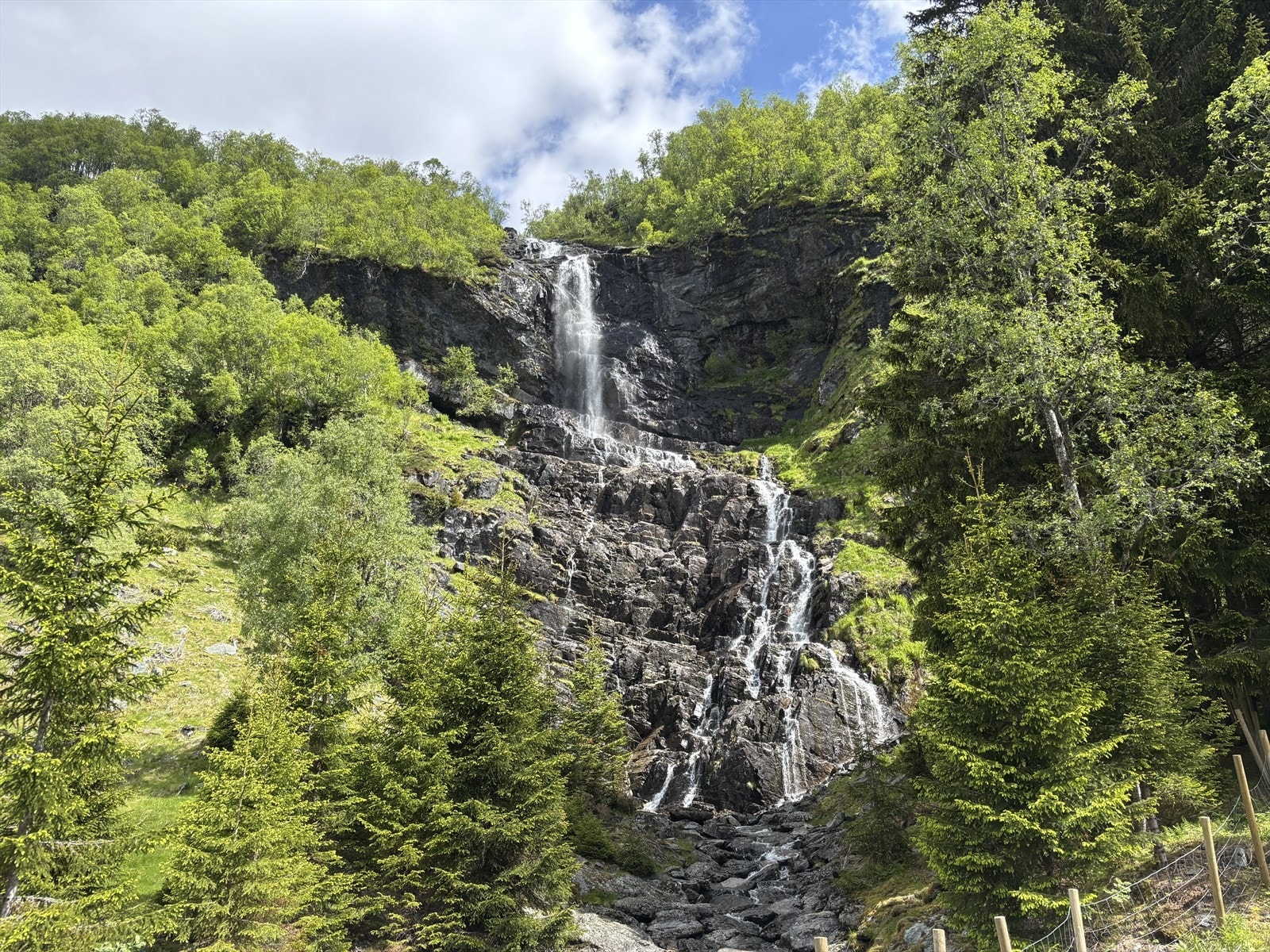 Langs Bergsdalsvegen er det fine naturopplevelser. Galleribilde