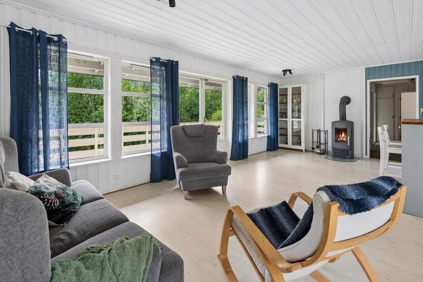 Fra stuen har man enkel adkomst til terrasse. Galleribilde