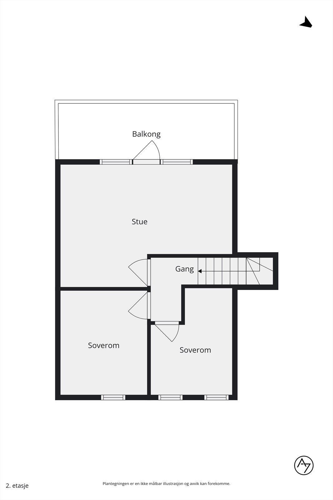 Loftsetasje Galleribilde