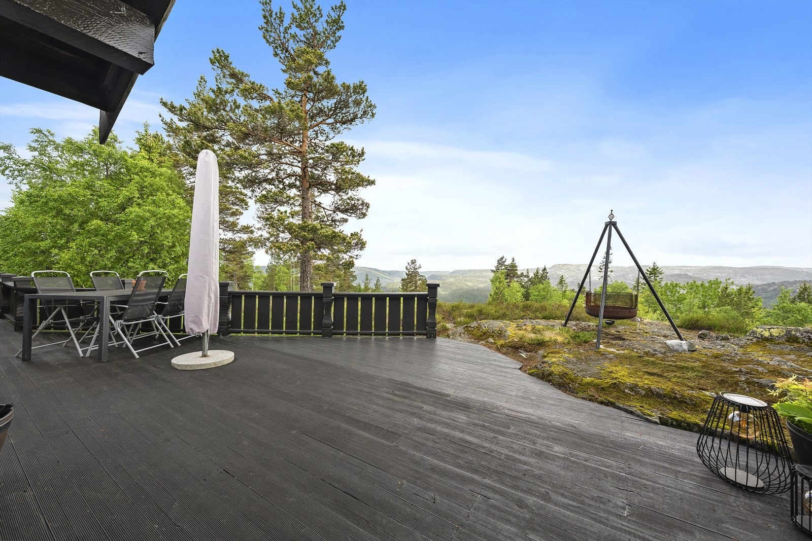 Her nyter du flott utsikt og natur. Galleribilde