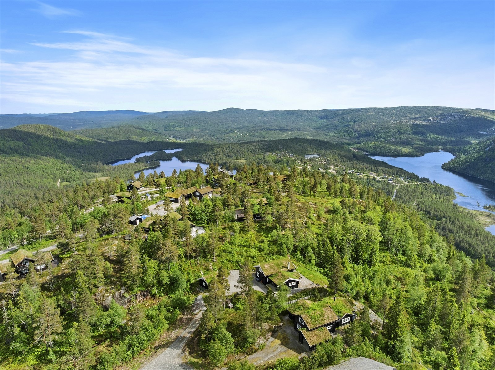 Hytta ligger i Gautefall Panorama, et etablert og attraktivt hytteområde. Galleribilde