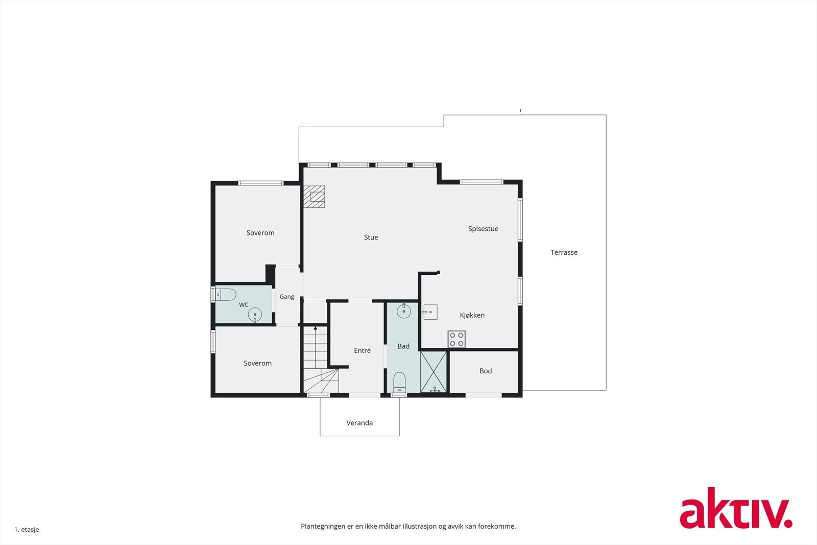 Plantegning Galleribilde