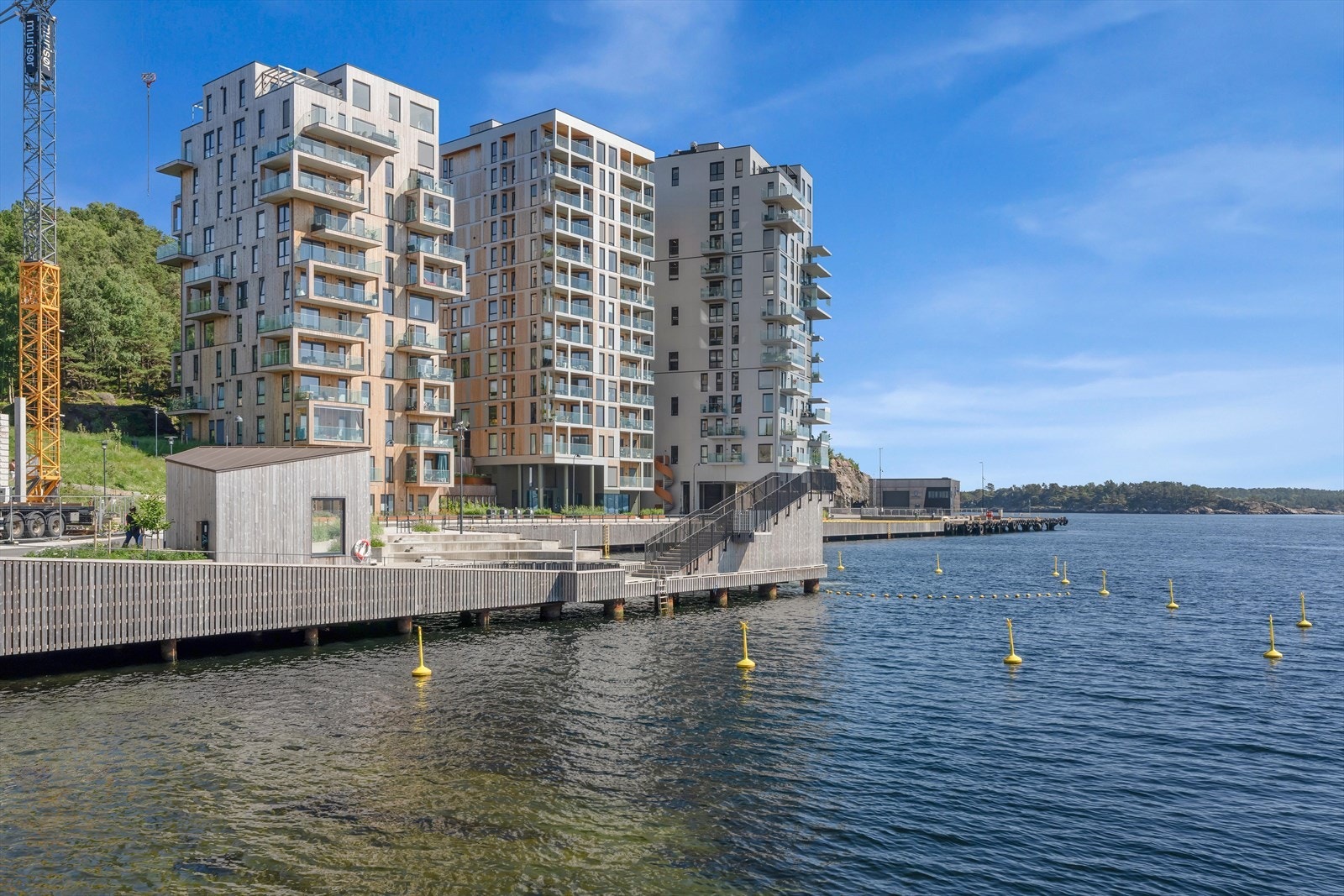 Her ligger alt til rette for den som er glad i å bade Galleribilde