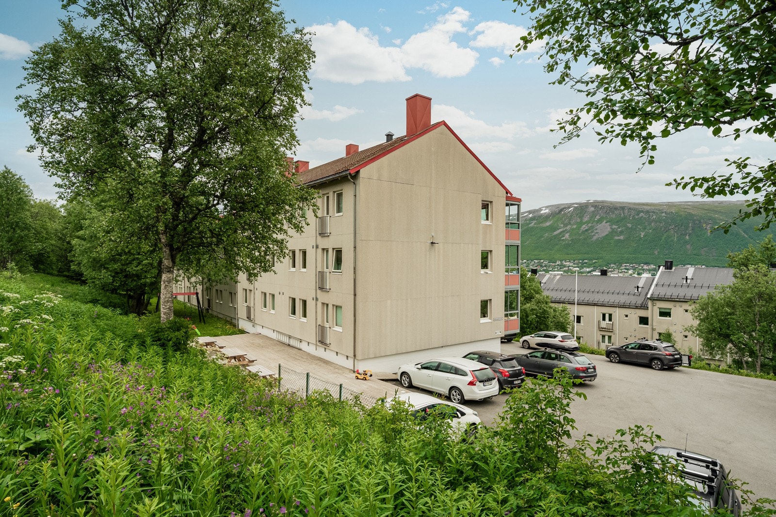 Leiligheten ligger i 1. etasje.