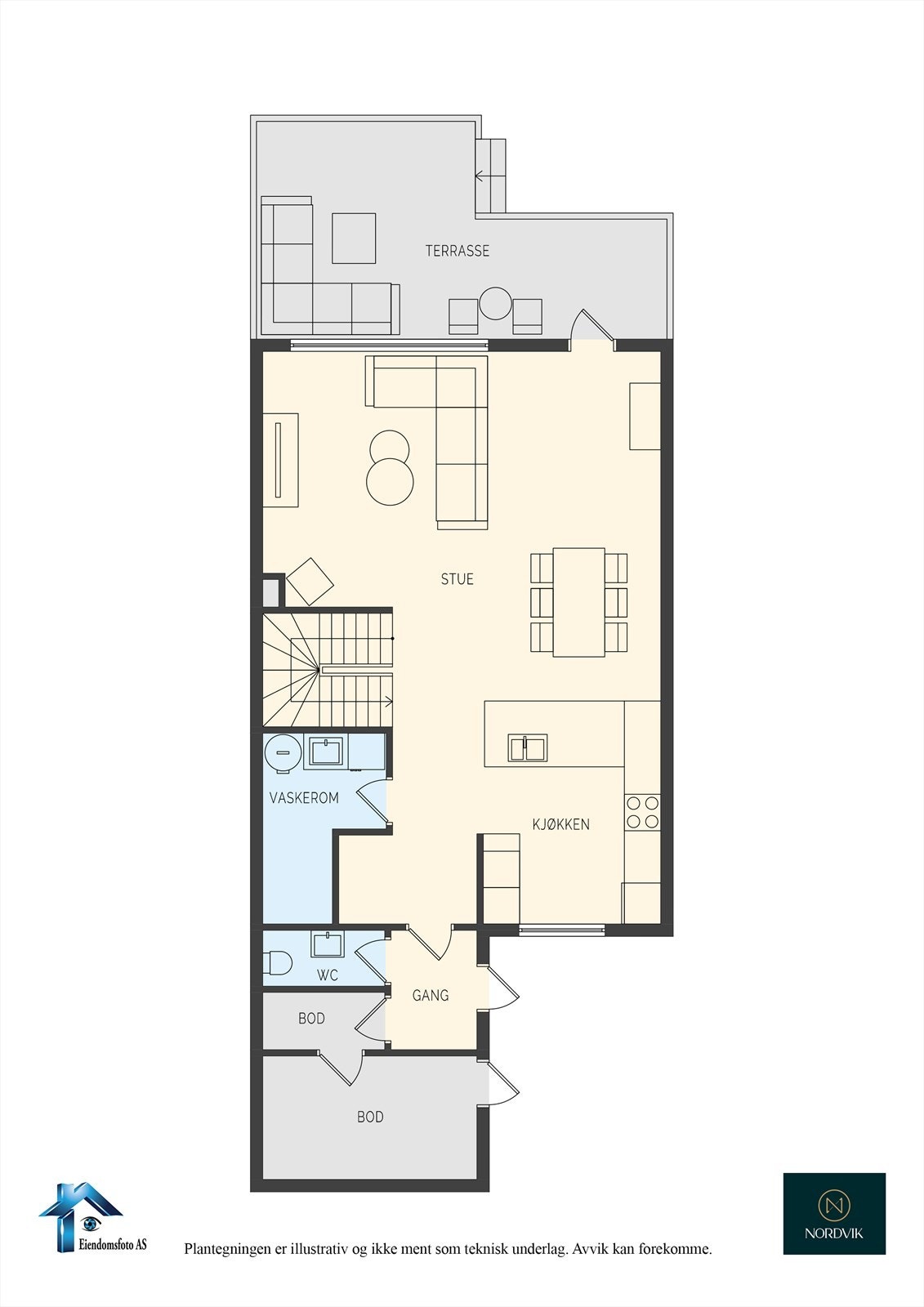 Planskisse 1. Etasje Galleribilde