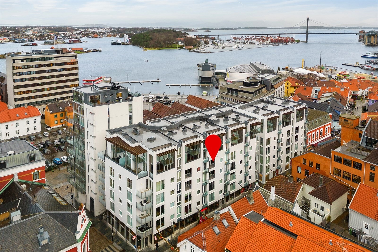 Eiendommen har en sentral og etterspurt beliggenhet i hjertet av Stavanger sentrum. Galleribilde